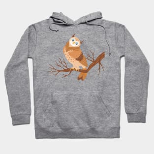 Owl Hand drawn Illustration Hoodie